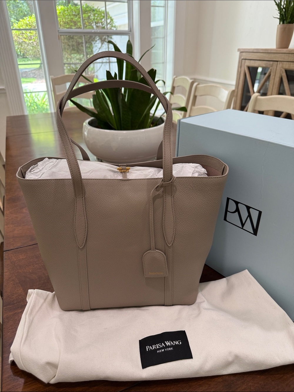 Parisa Wang Leather Tote Bag